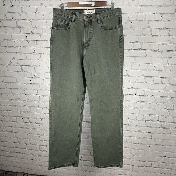 BDG Urban Outfitters Green 100% Cotton Skate Fit Straight Leg Jeans 30 (31x32) - Picture 1 of 9